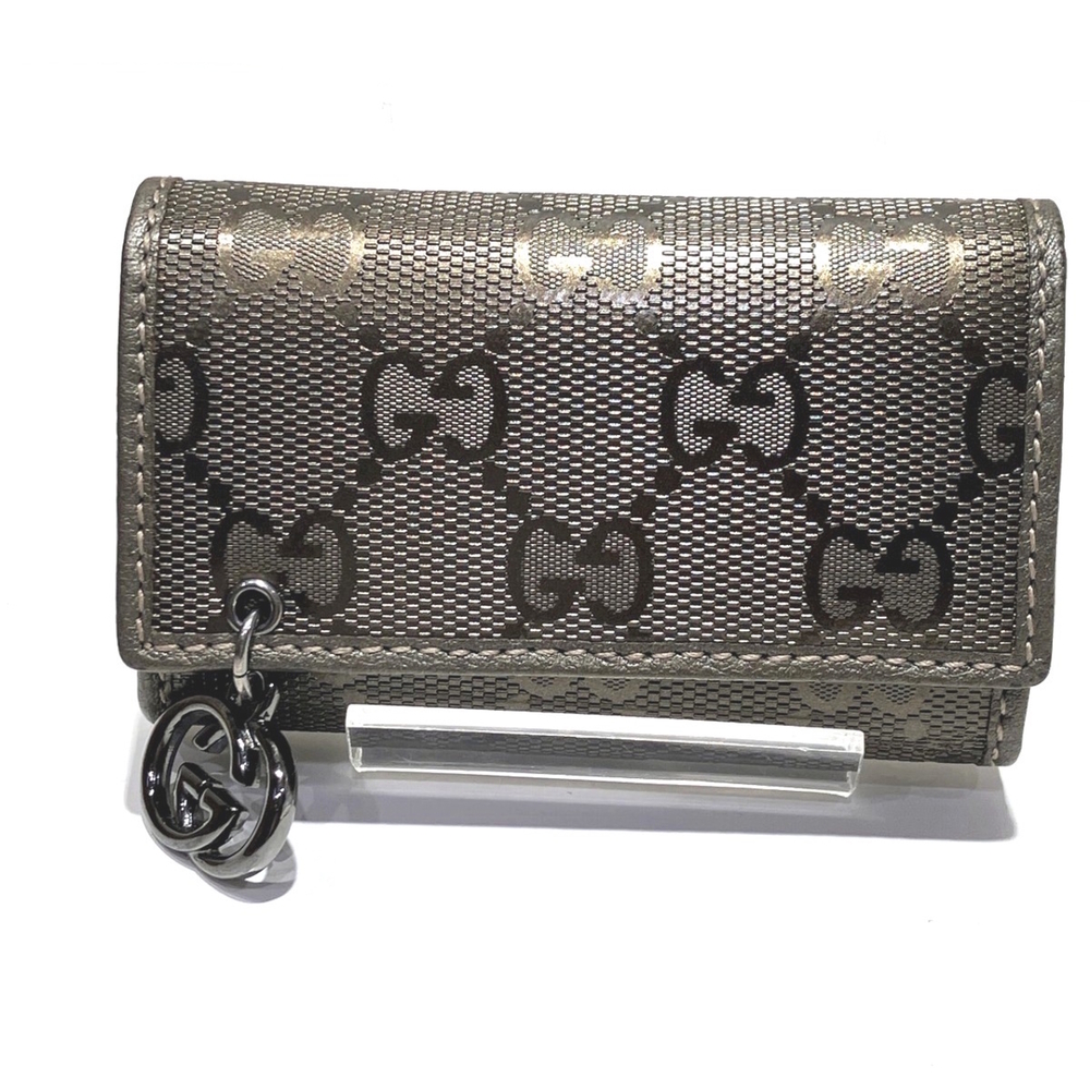 Gucci GG Imprime Leather Key Case 212111